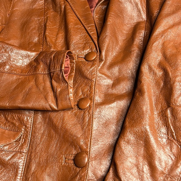 Vintage Genuine Leather Hecho En Mexico Jacket - Picture 4 of 12